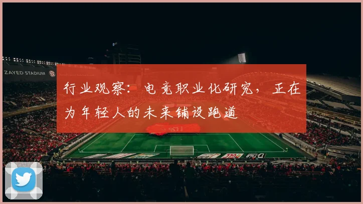 行业观察:电竞职业化研究,正在为年轻人的未来铺设跑道
