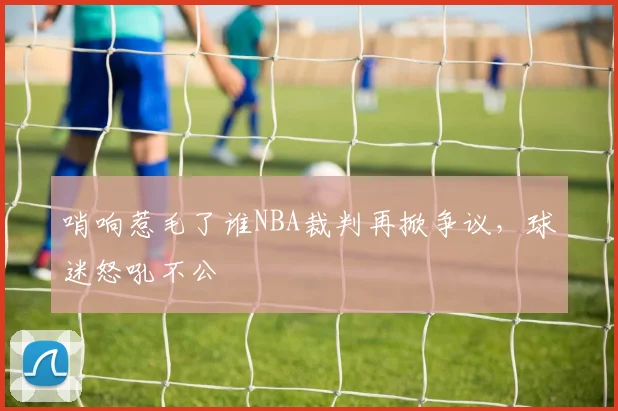 哨响惹毛了谁NBA裁判再掀争议，球迷怒吼不公